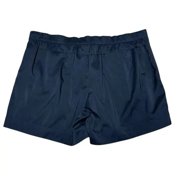 Nike Dri Fit Pleated Front Pull On Shorts Black XXL - Picture 3 of 4